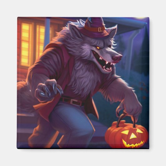 Halloween/Werwolf/Herbst/Herbst Magnet (Vorne)