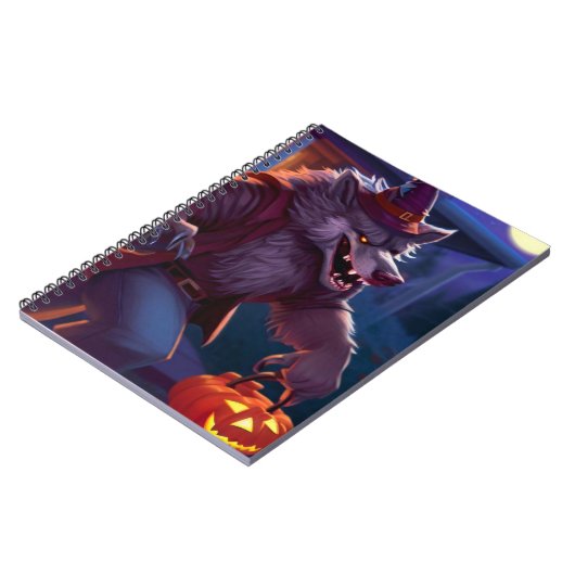 Halloween/Werwolf/Herbst/Herbst Notizblock (Linke Seite)