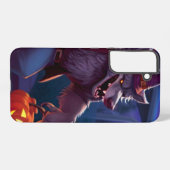 Halloween/Werwolf/Herbst/Herbst Samsung Galaxy Hülle (Rückseite (Horizontal))