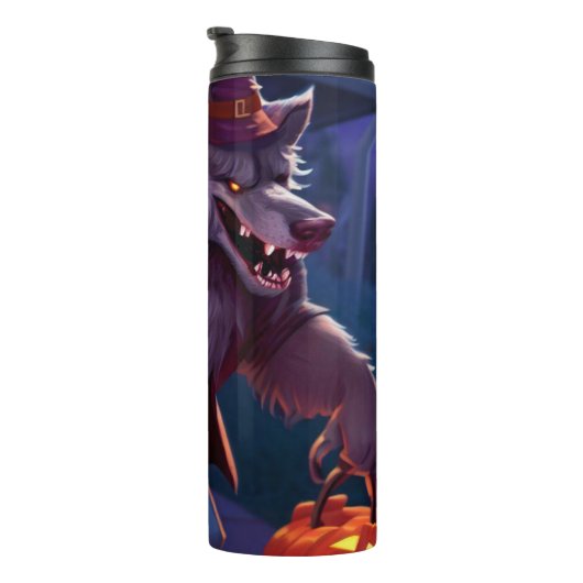 Halloween/Werwolf/Herbst/Herbst Thermosbecher (Nach rechts gedreht)