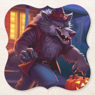 Halloween/Werwolf/Herbst/Herbst Untersetzer