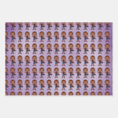 Halloween, Werwolf, Pumpkin Geschenkpapier Set (Vorderseite 2)