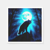 HALLOWEEN WERWOLF SERVIETTE (Vorderseite)