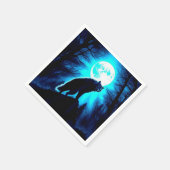 HALLOWEEN WERWOLF SERVIETTE (Ecke)