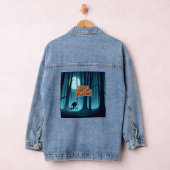 Halloween Werwolf und Kürbis Jeansjacke (Hangar)