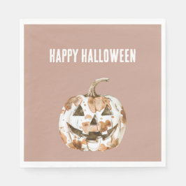 Halloween Western Cowgirl Cowboy Orange Kürbis Serviette