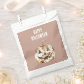 Halloween Western Cowgirl Cowboy Orange Pumpkin Geschenktütchen (Ausgeschnitten)