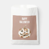 Halloween Western Cowgirl Cowboy Orange Pumpkin Geschenktütchen (Vorderseite)