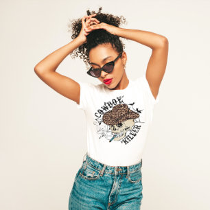 HALLOWEEN WESTERN THEMED COWBOY KILLER   👻 💀 🕸 T-Shirt