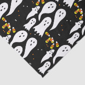 Halloween Whimsical Ghosts & Candy Mais Custom Seidenpapier (Ausschnitt)
