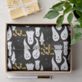 Halloween Whimsical Ghosts & Candy Mais Custom Seidenpapier (Geschenk)