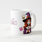 Halloween Whimsical Hexenmagic Coffee Tasse (Vorderseite Rechts)