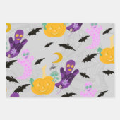 Halloween Whimsy Geschenkpapier Set (Vorderseite)