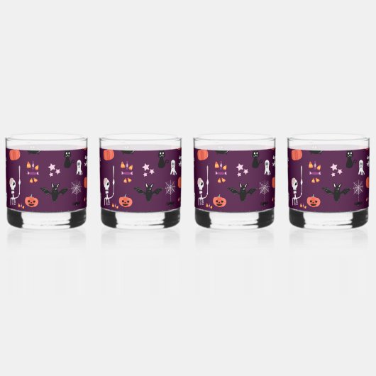 Halloween Whiskyglas (Vorderseite)