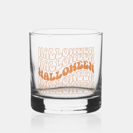 Halloween Whiskyglas (Vorderseite)