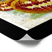 Hallowe'en Whitch and Moon Poster (Ecke)