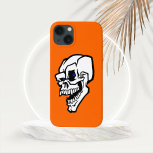 Halloween White Evil Skull mit Blue Eyes Case-Mate iPhone Hülle