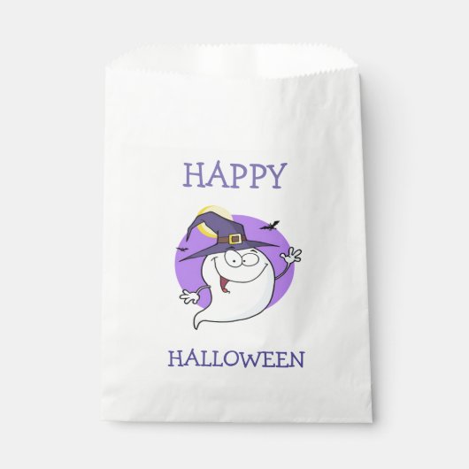 Halloween White Gevor Bags/Ghost Geschenktütchen (Vorderseite)
