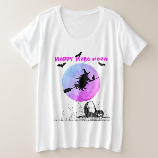 Halloween White Top (Design vorne)