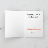 Halloween Wiccan Knock Knock Joke Card Karte (Innenseite)