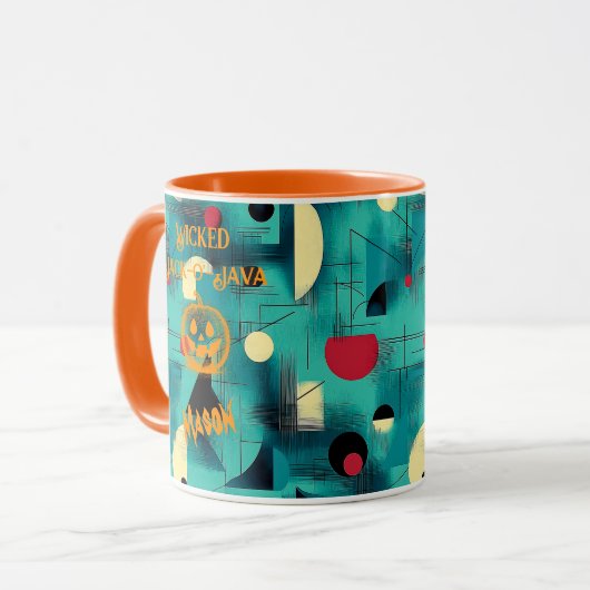 Halloween - Wicked Jack-o' Java Pumpkin Tasse (Vorderseite Links)