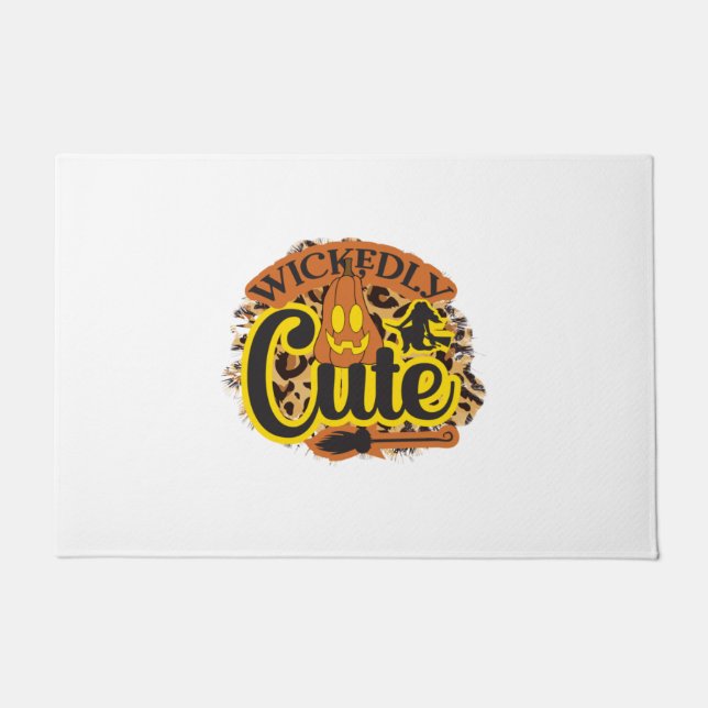 Halloween Wickly Niedlich Fußmatte (Vorderseite)