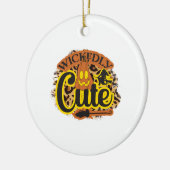 Halloween Wickly Niedlich Keramik Ornament (Links)