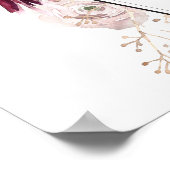 Halloween Willkommen bei unserem Hochzeitszeichen Poster (Ecke)