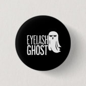 Halloween Wimperngeist Button (Vorderseite)
