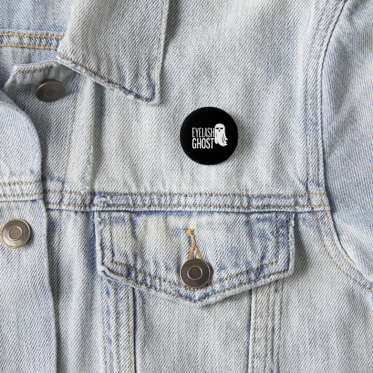 Halloween Wimperngeist Button (Beispiel)