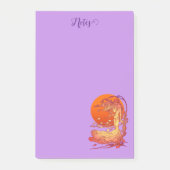 Halloween Wind Post-it Klebezettel (Vorderseite)