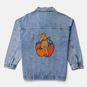 Halloween-Windhund Jeansjacke