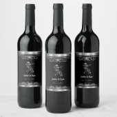Halloween Wine Label Weinetikett (Flaschen)