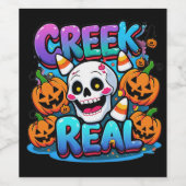 Halloween Wine Labels - Spooky Party Drink Sticker Weinetikett (Einzelnes Label)