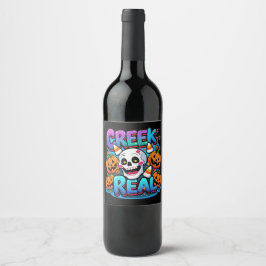 Halloween Wine Labels - Spooky Party Drink Sticker Weinetikett