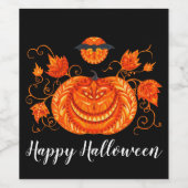 Halloween Wine Weinetikett (Einzelnes Label)