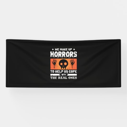 Halloween Wir machen Horror Banner (Horizontal)