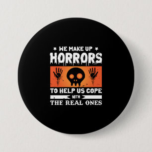 Halloween Wir machen Horror Button