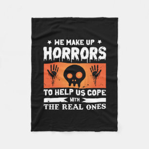 Halloween Wir machen Horror Fleecedecke