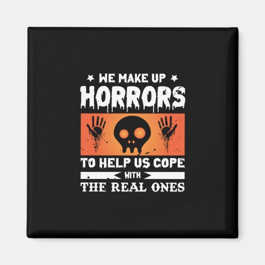 Halloween Wir machen Horror Magnet (Vorne)