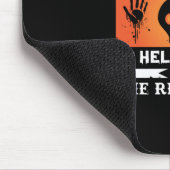 Halloween Wir machen Horror Mousepad (Ecke)
