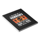 Halloween Wir machen Horror Notizblock (angewinkelt)