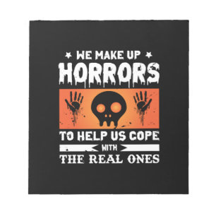 Halloween Wir machen Horror Notizblock