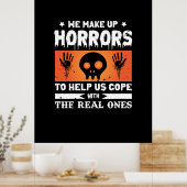 Halloween Wir machen Horror Poster (Küche)