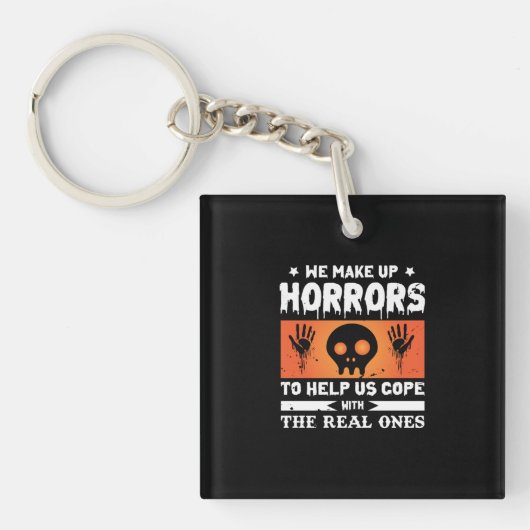 Halloween Wir machen Horror Schlüsselanhänger (Vorderseite)