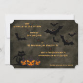 Halloween - Wir wagen dich Einladung (Rückseite)