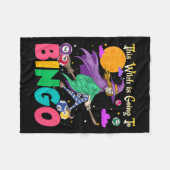 Halloween wird diese Hexe nach Bingo Fleecedecke (Vorderseite (Horizontal))