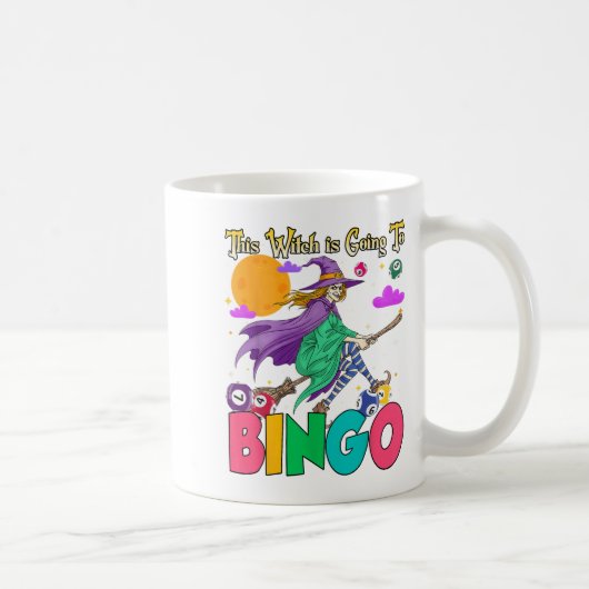Halloween wird diese Hexe nach Bingo Kaffeetasse (Rechts)