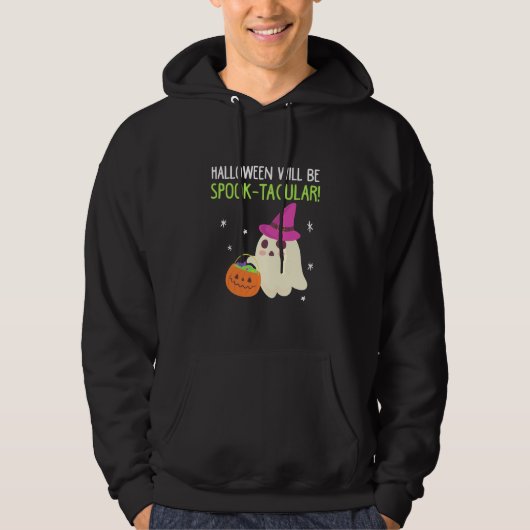 Halloween wird takulär gesprochen hoodie (Vorderseite)