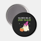 Halloween wird takulär gesprochen magnet (Vorderseite/Rückseite)